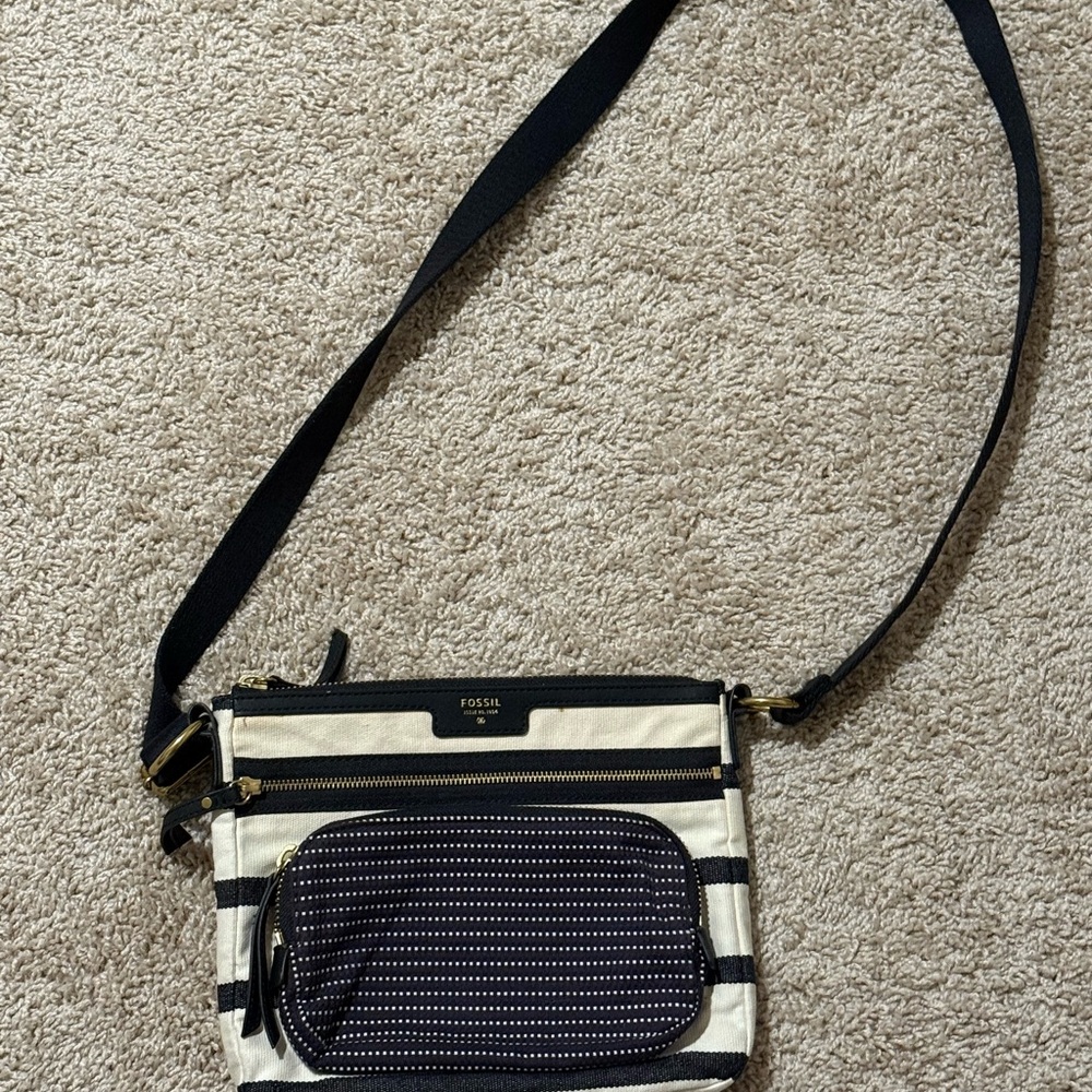 [Fossil] Canvas Crossbody Bag